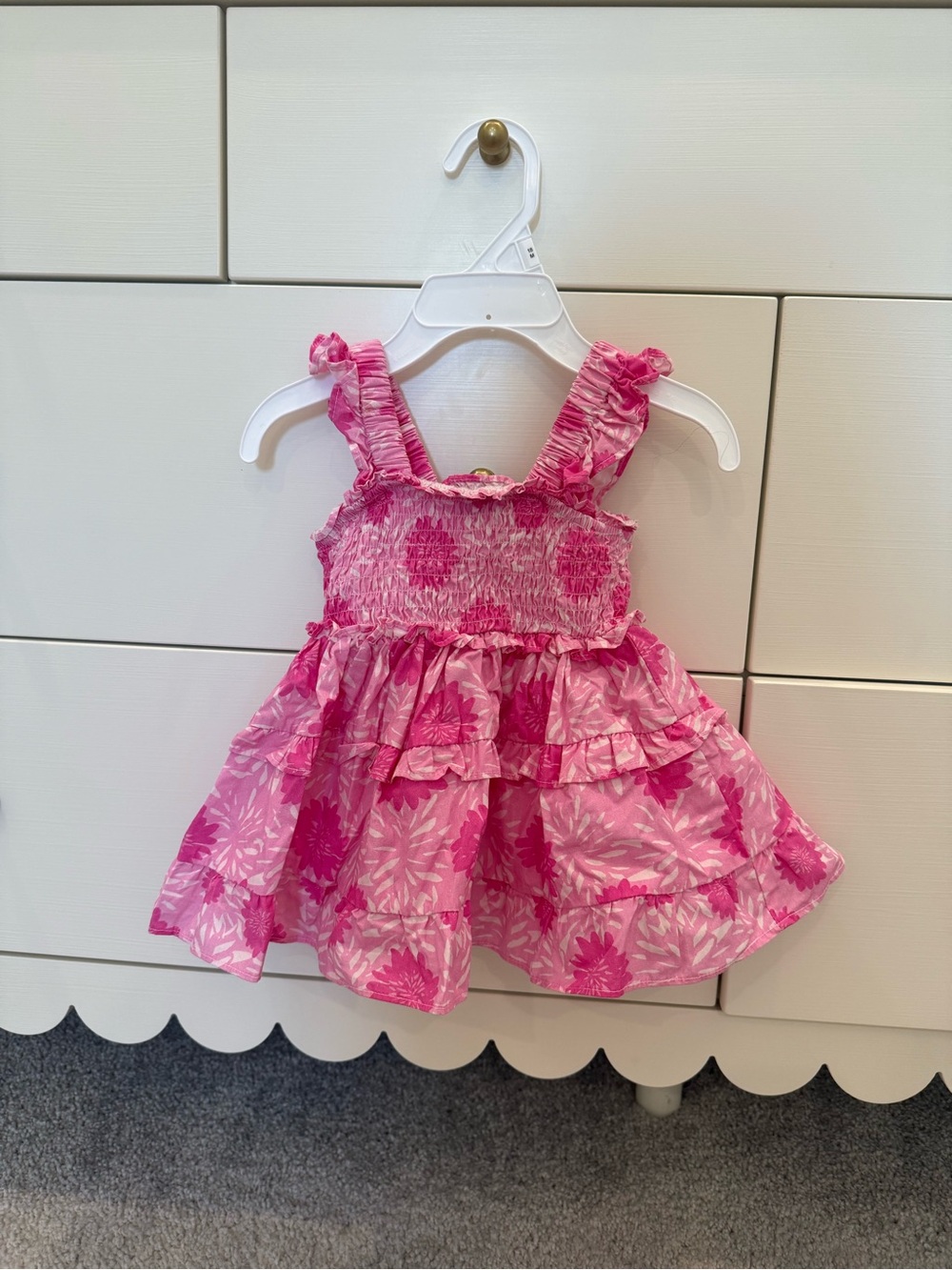 Andy & Evan Kids Pink Floral Ruffle Dress - Brand Not Specified